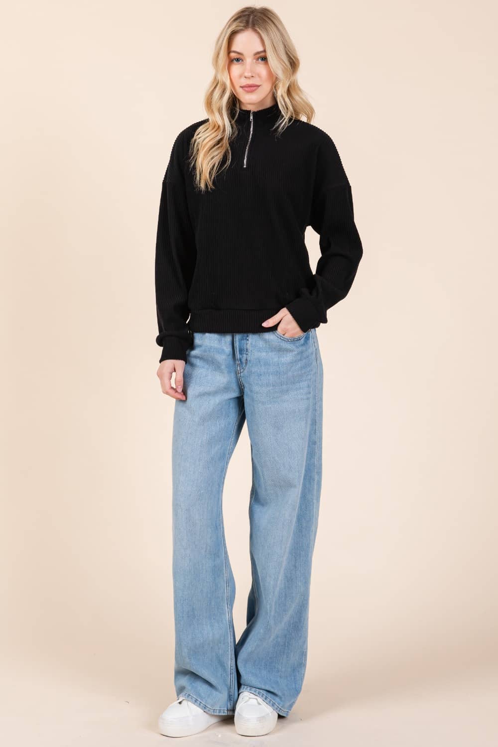 quarter zip sweatshirt