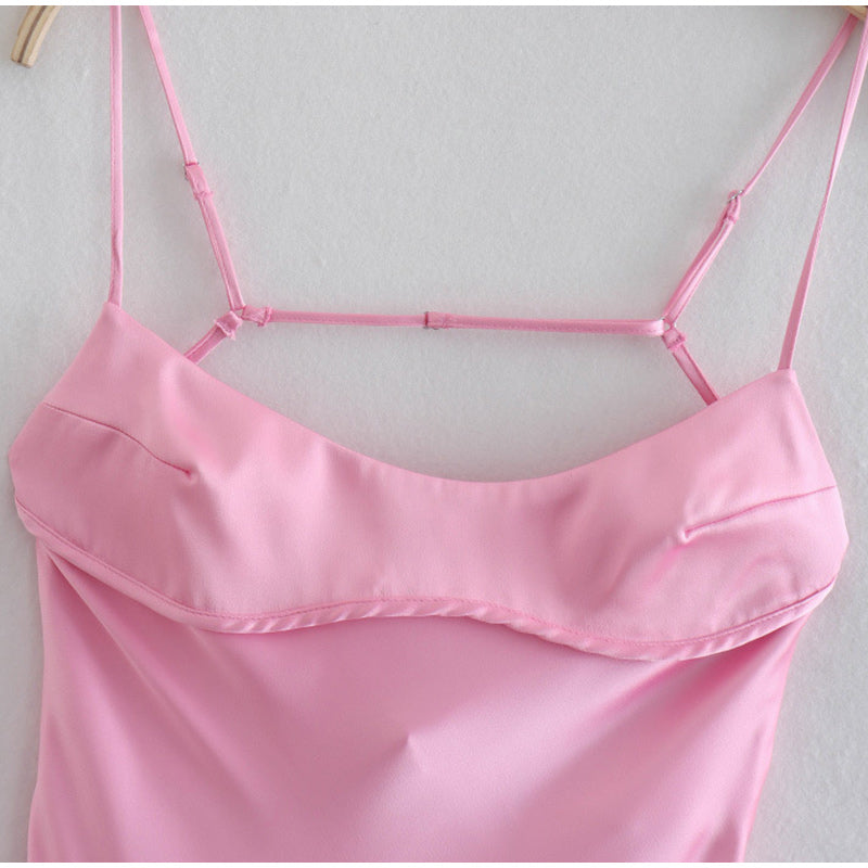 Light Pink Spaghetti Strap Dress
