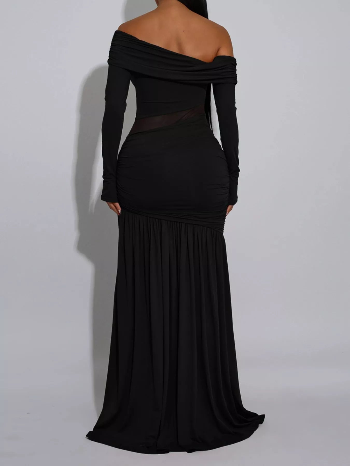 Long Sleeve Off The Shoulder Dress