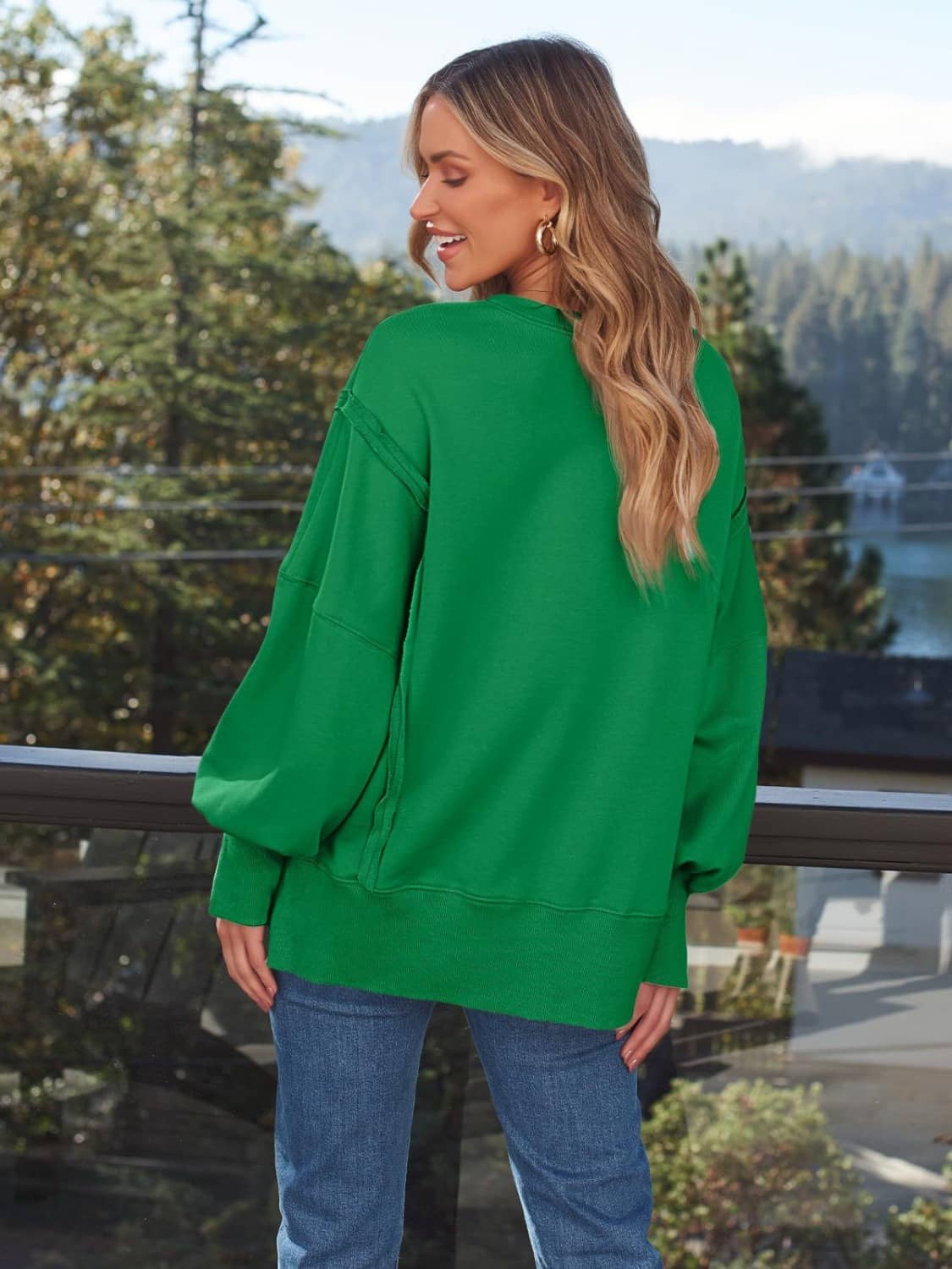 Women's Side Slit Sweatshirt