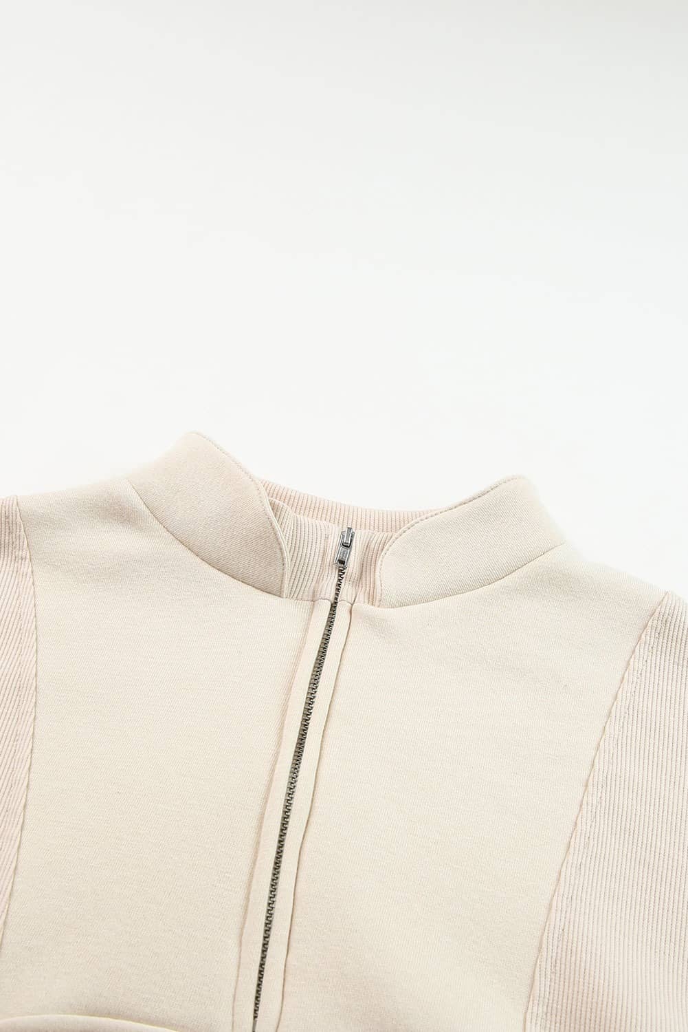 Half Zip Drop Shoulder Sweatshirt