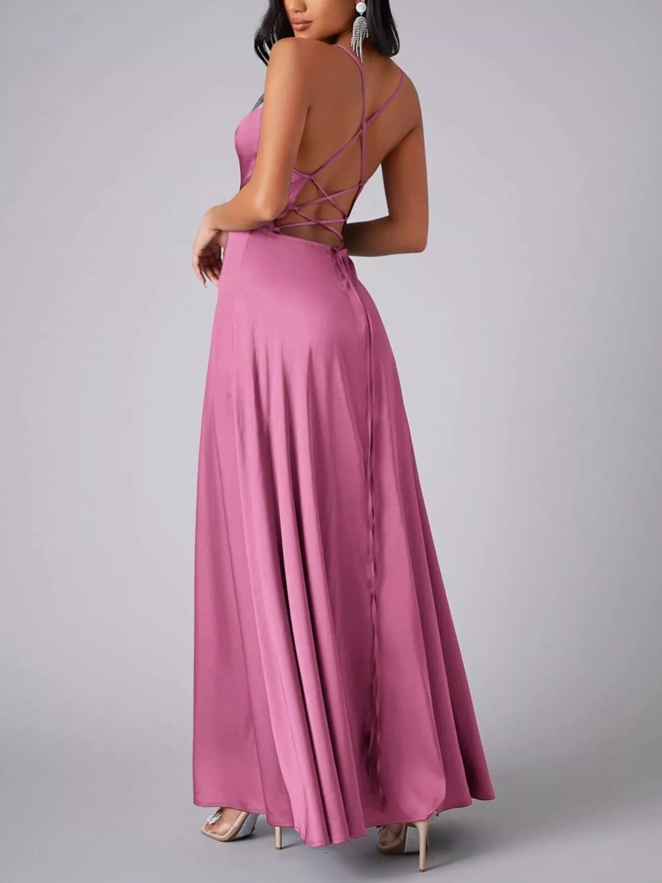 Women Split Leg Maxi Dress