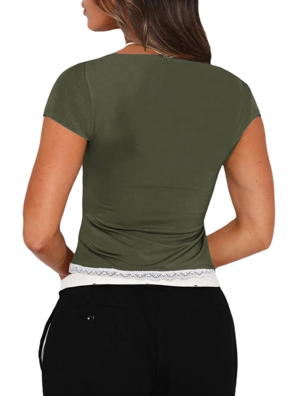 sweetheart neck t shirt