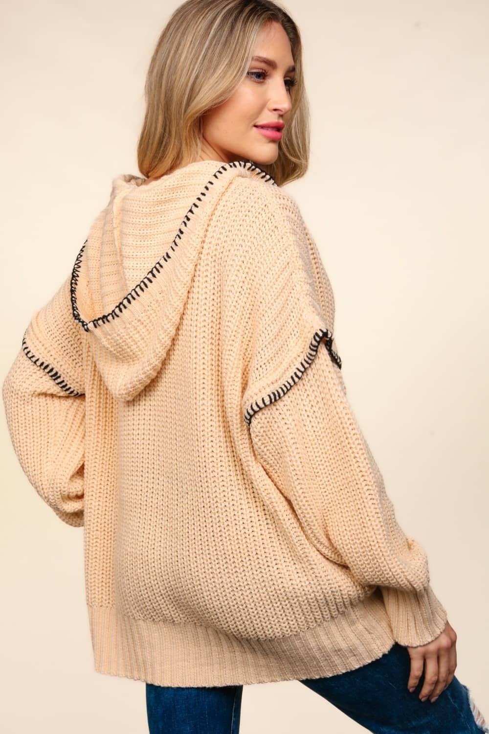 sweater with hood