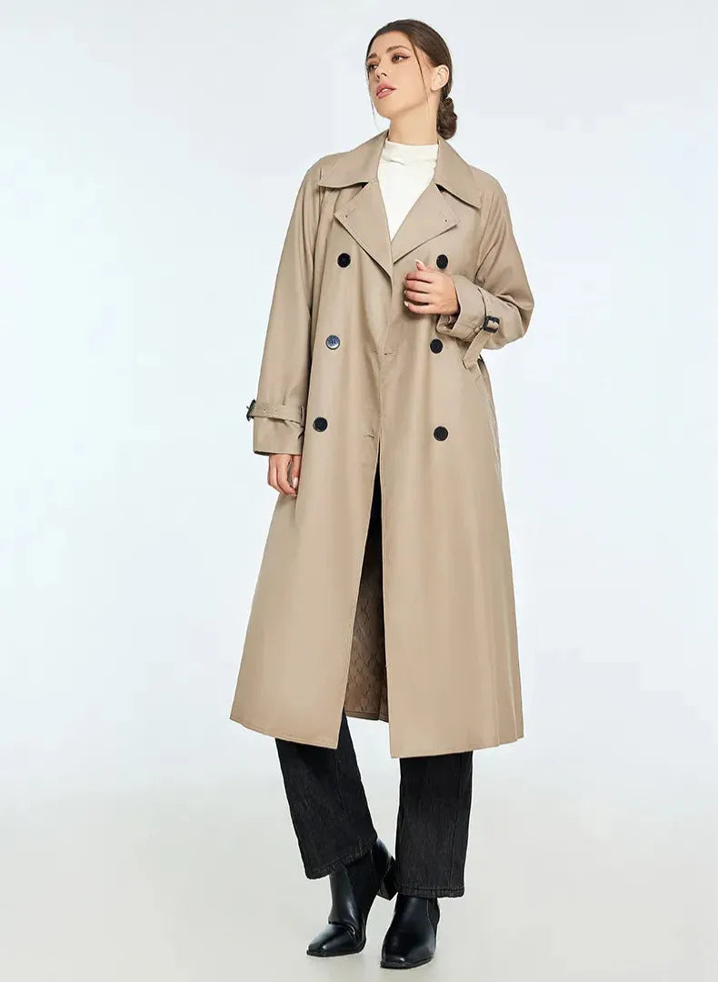 Womens Belted Trench Coat