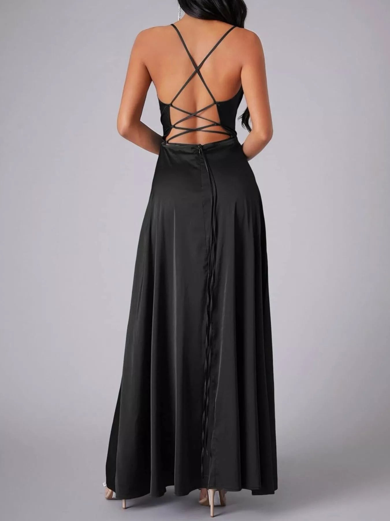 Women Split Leg Maxi Dress