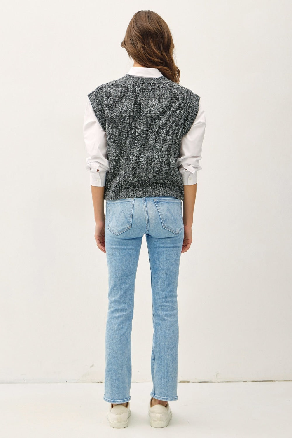 cable knit vest
