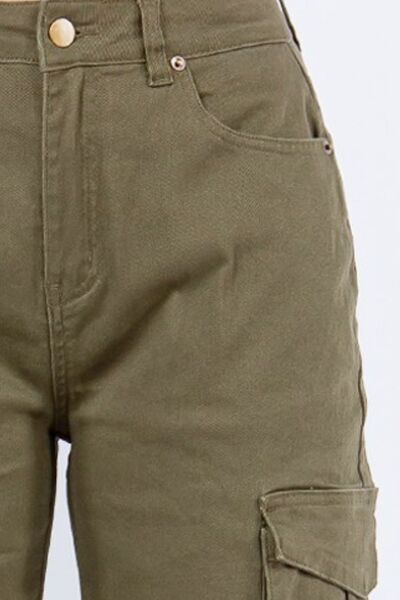 women's olive green cargo pants
