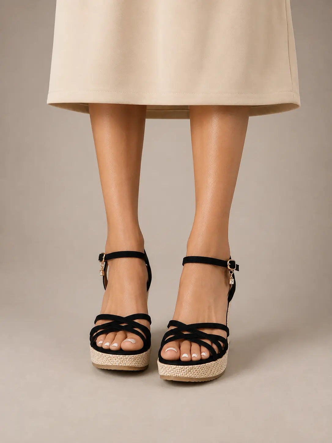 Ankle Strap Wedge Sandals