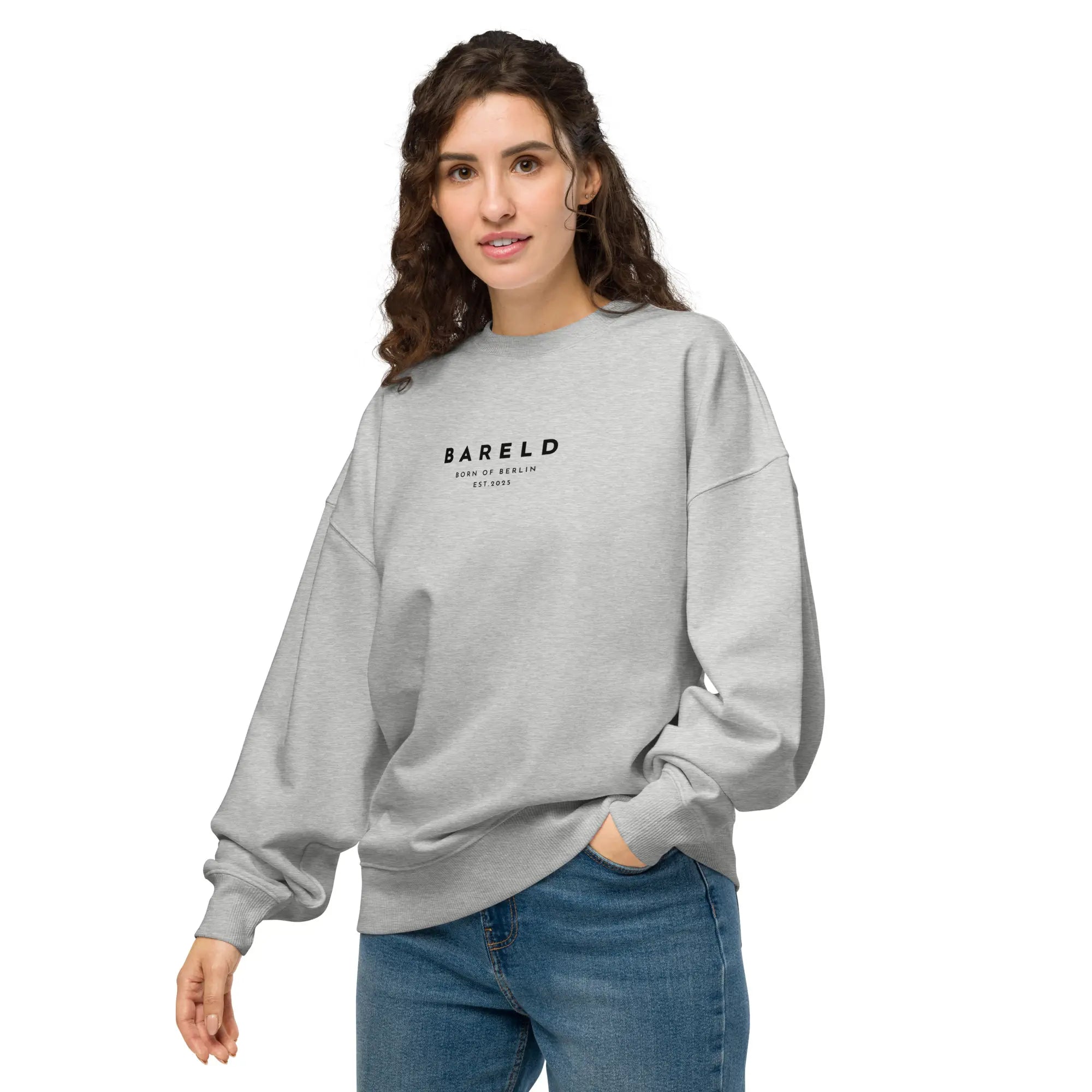 Womens Oversized Crewneck Sweatshirt