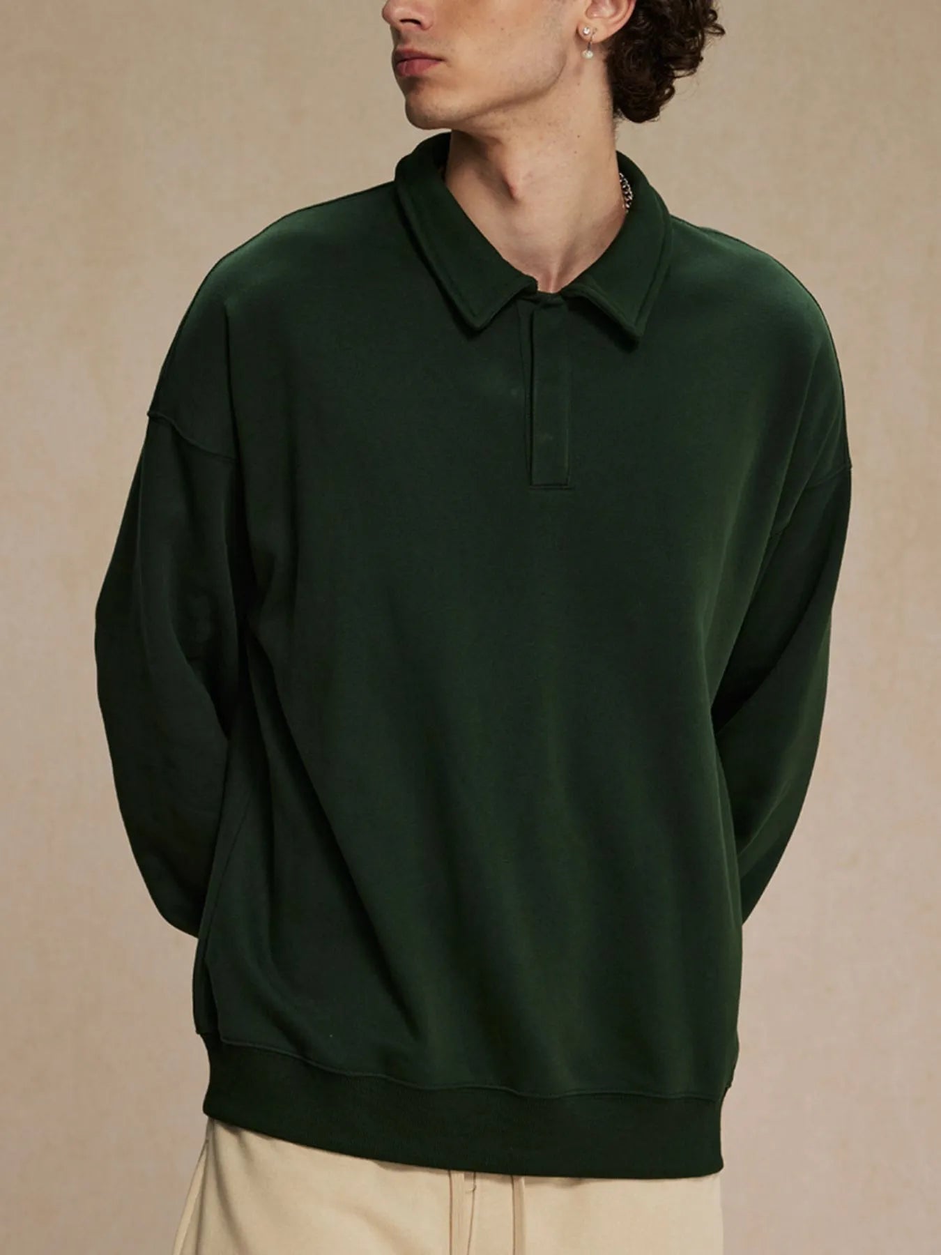 Men's Oversized Drop Shoulder Sweatshirt