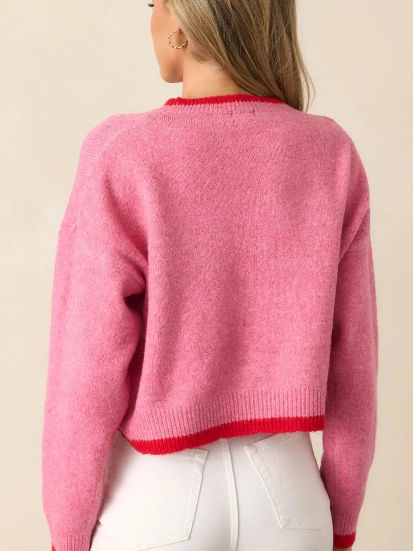 Women's Pink Strawberry Sweater 