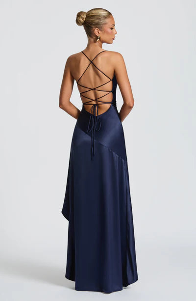 Backless Maxi Evening Dress