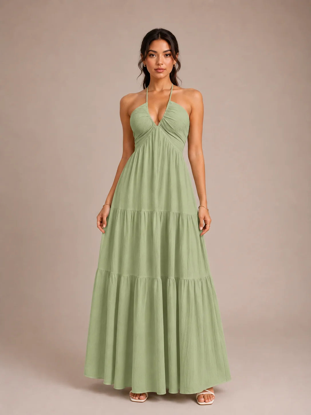 Summer Backless Maxi Dress