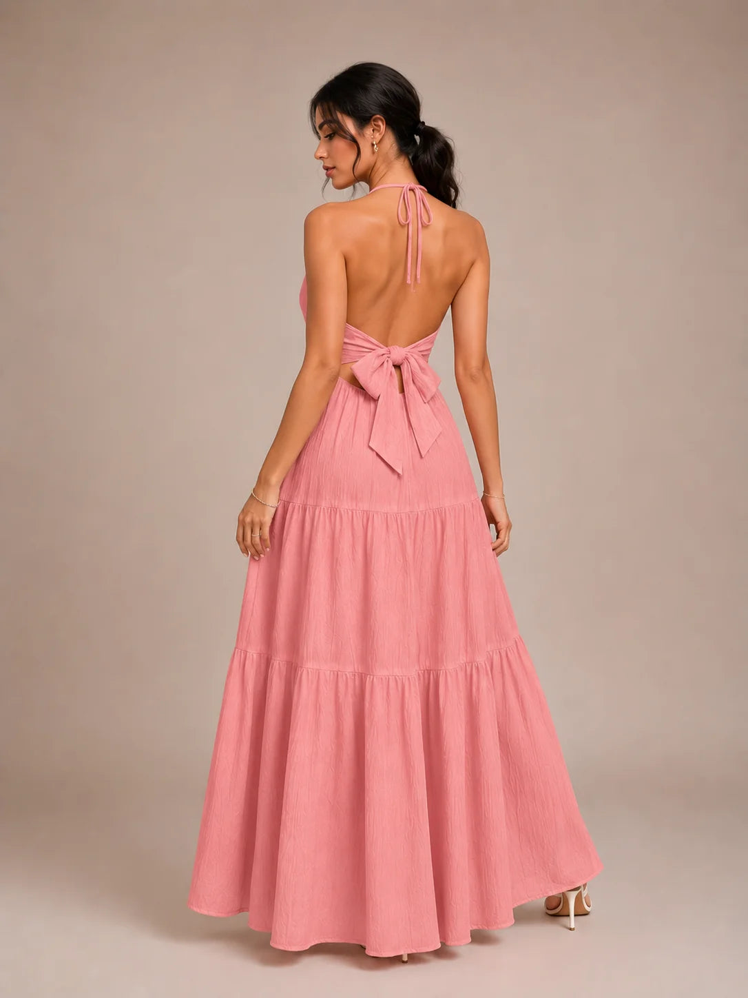 Summer Backless Maxi Dress