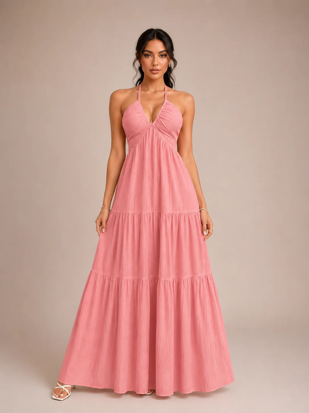 Summer Backless Maxi Dress