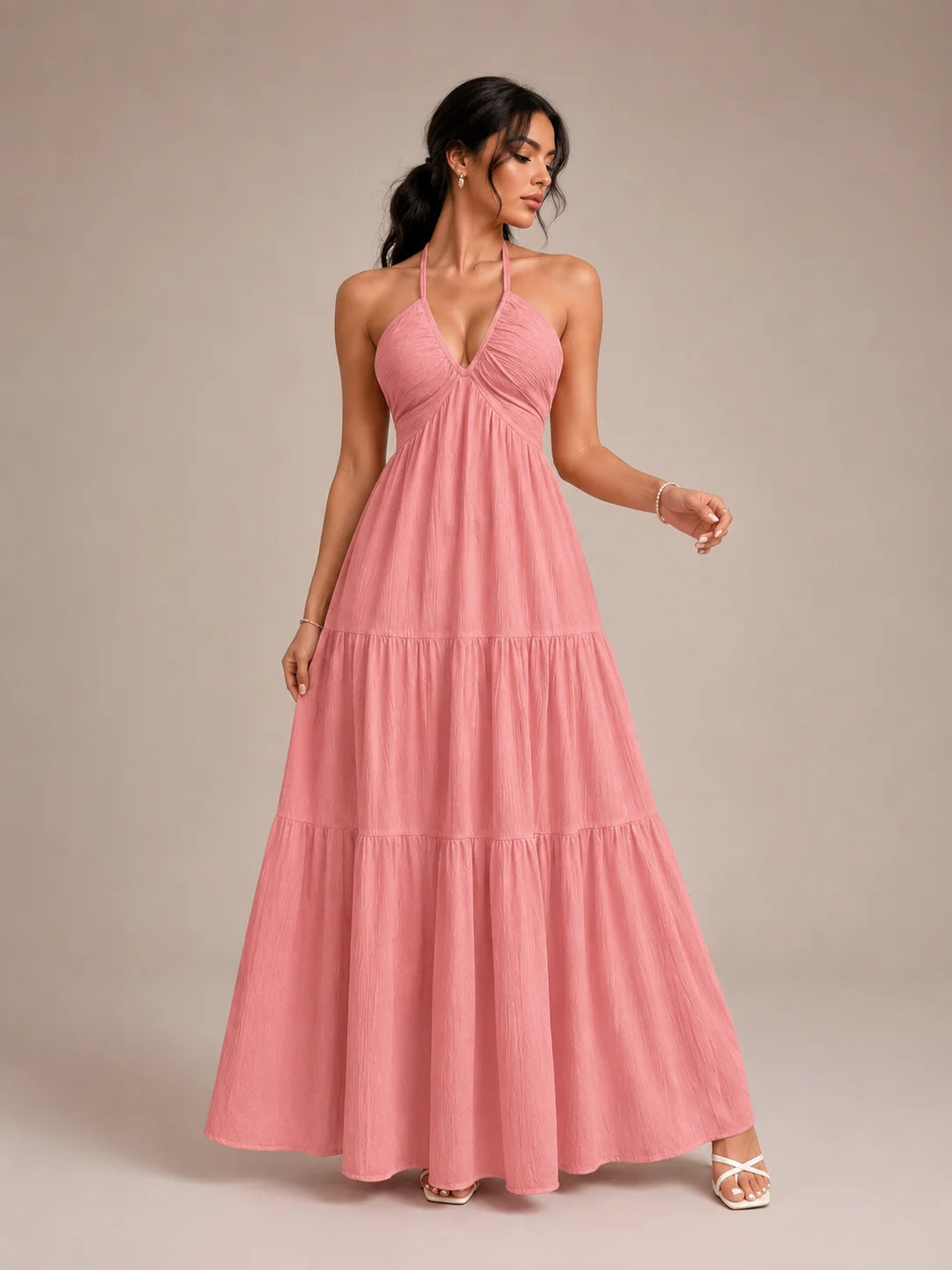 Summer Backless Maxi Dress