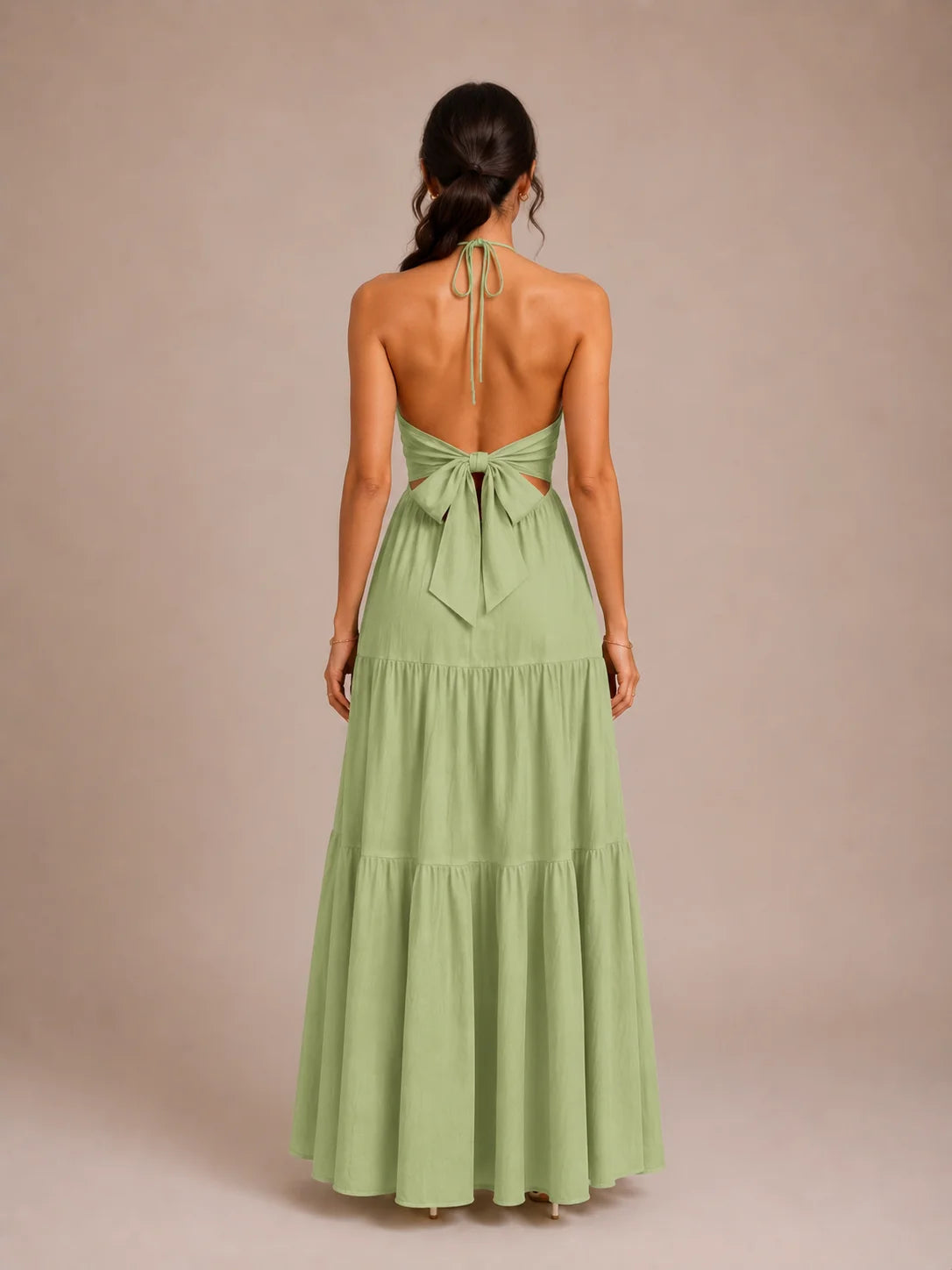 Summer Backless Maxi Dress