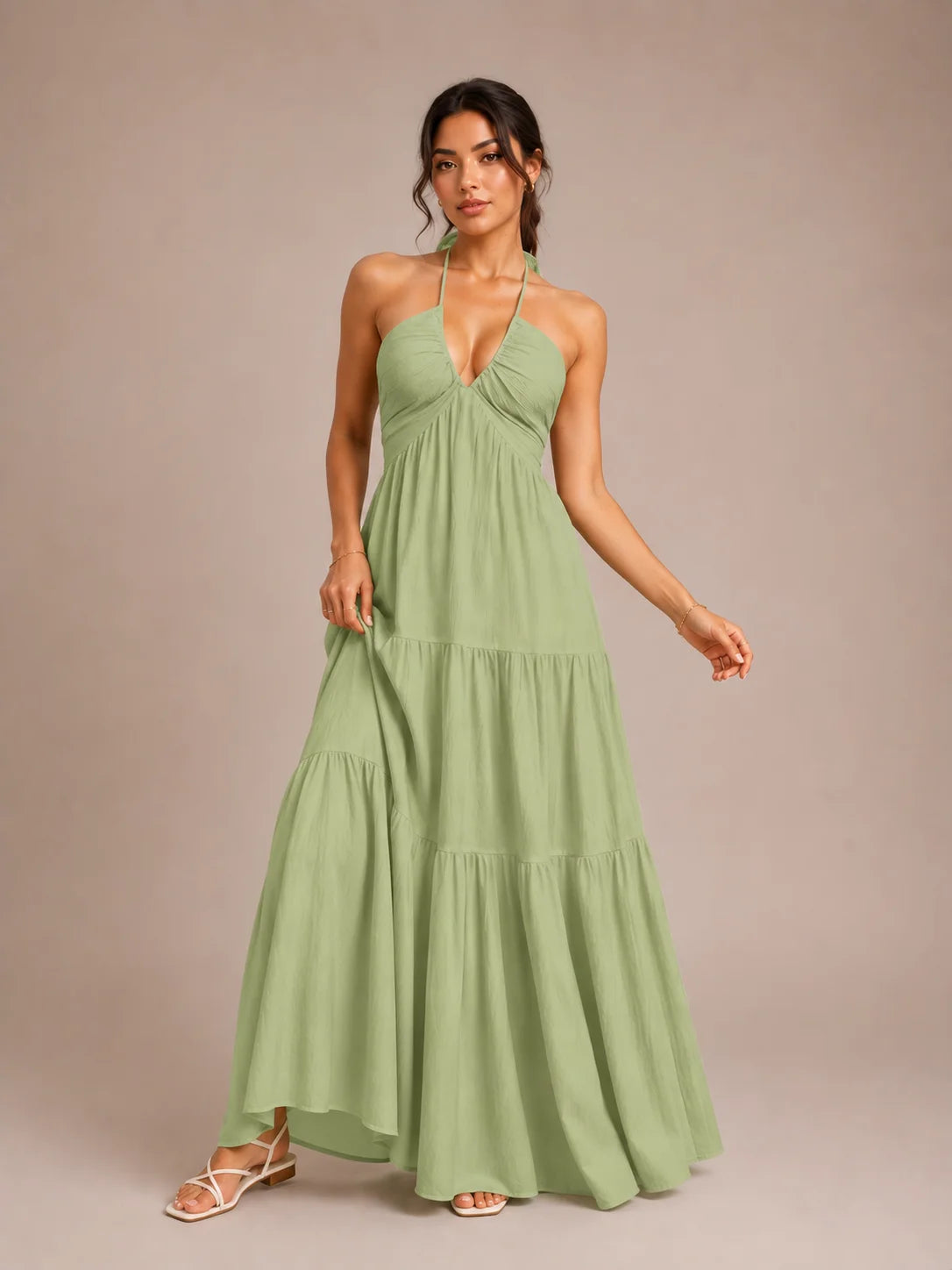 Summer Backless Maxi Dress