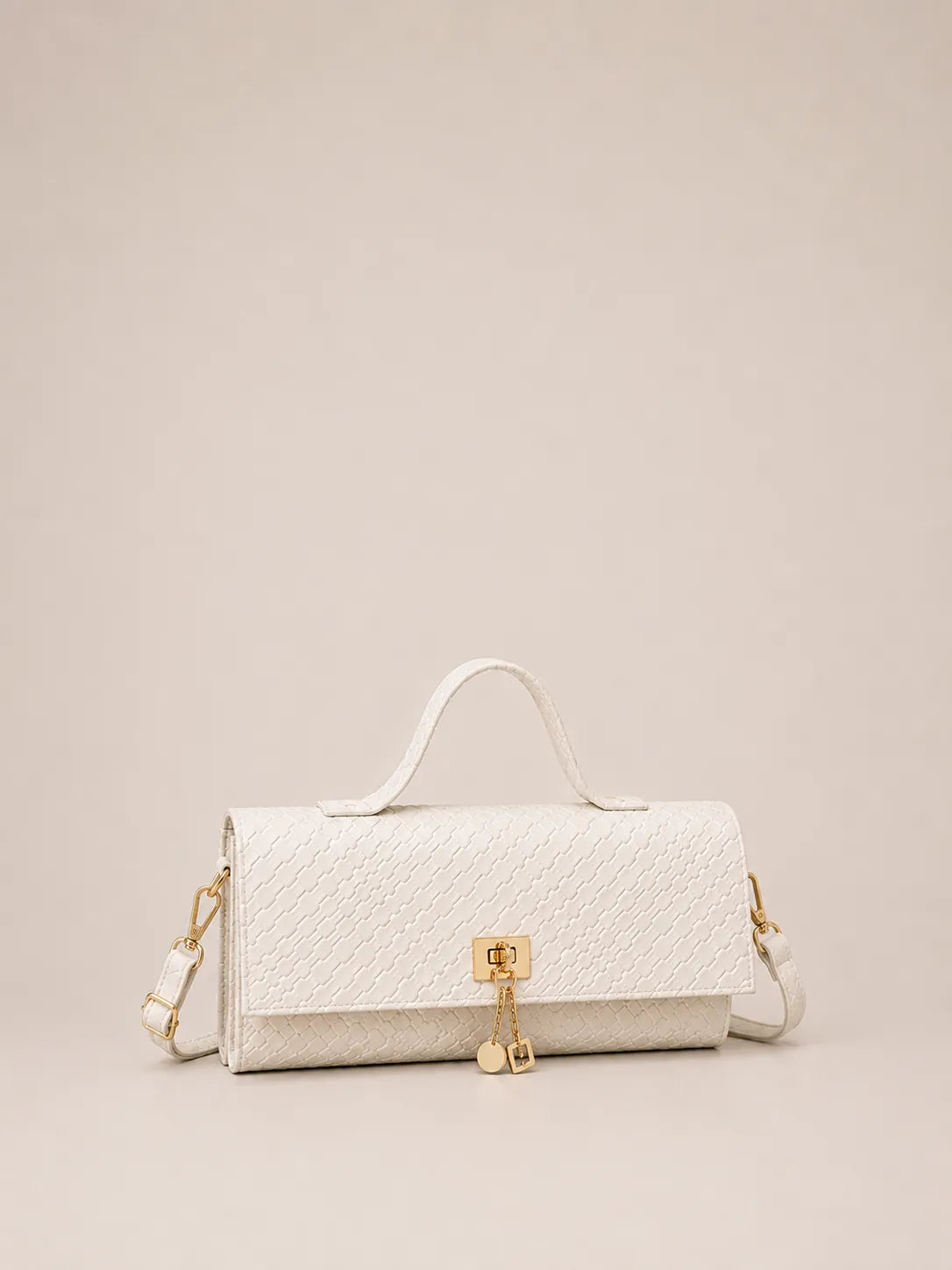 Woven Leather Crossbody Bag