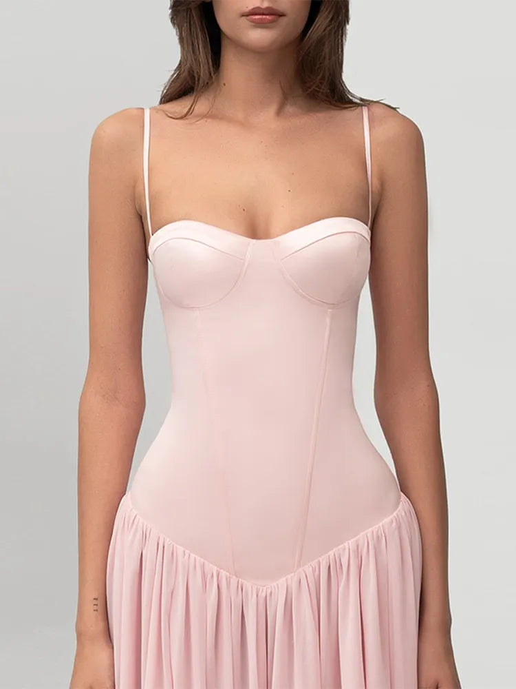 Drop Waist Corset Dress