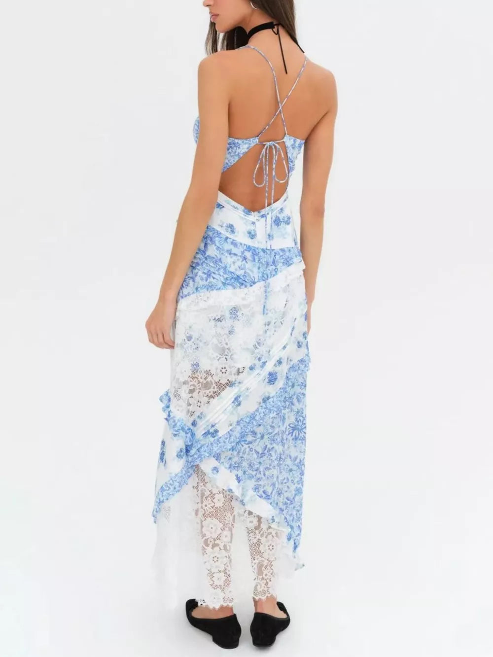 Floral Lace Maxi Dress