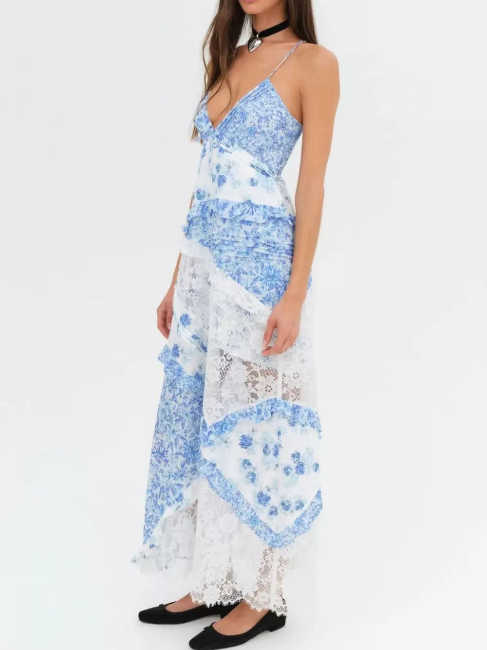 Floral Lace Maxi Dress