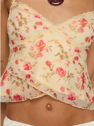 Women Floral Cami Top