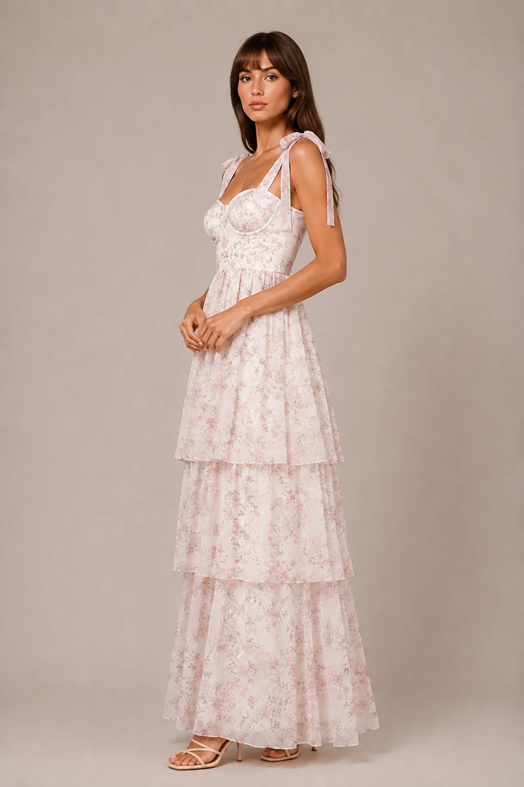 Floral Tiered Maxi Dress