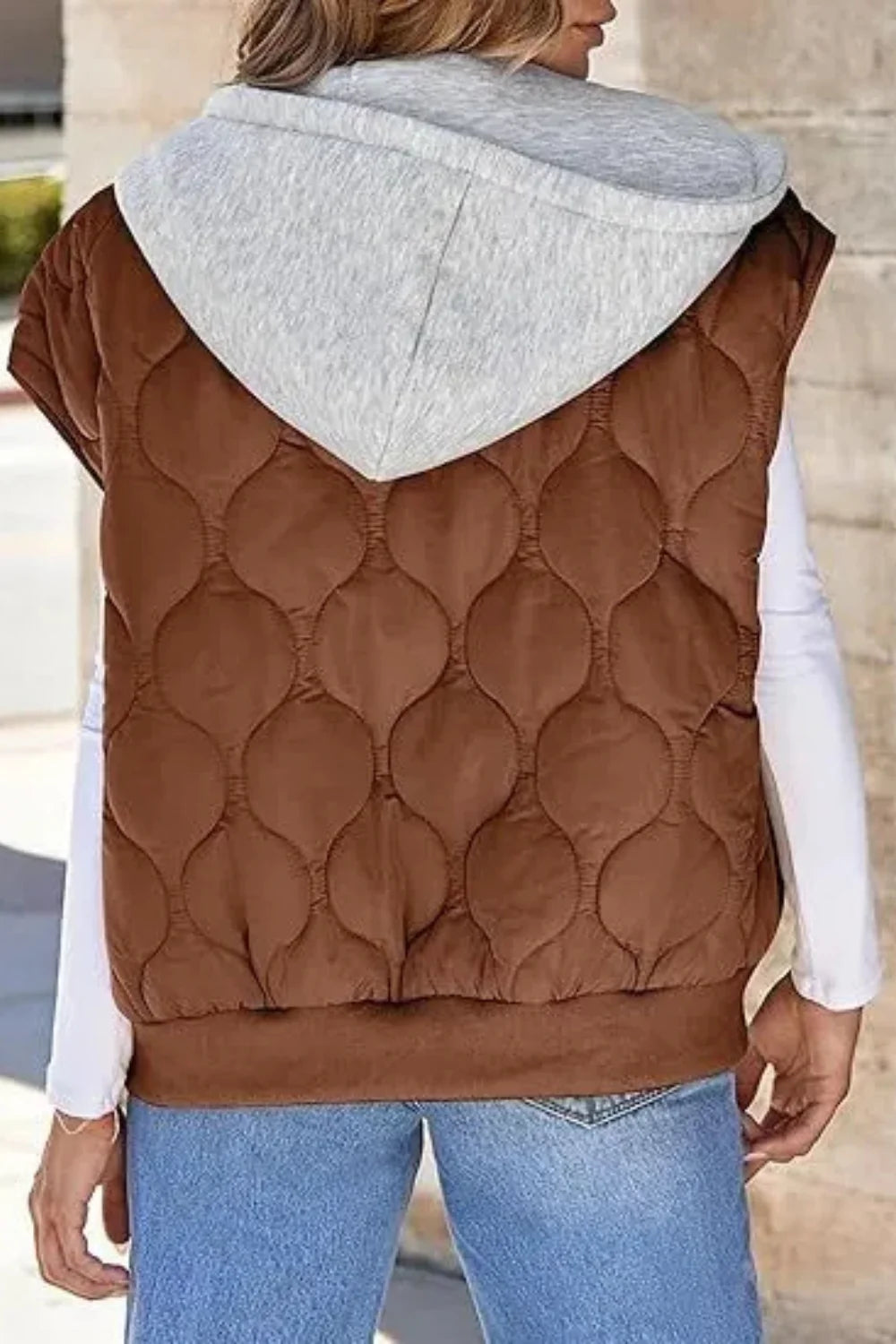Women's Vest With Hood