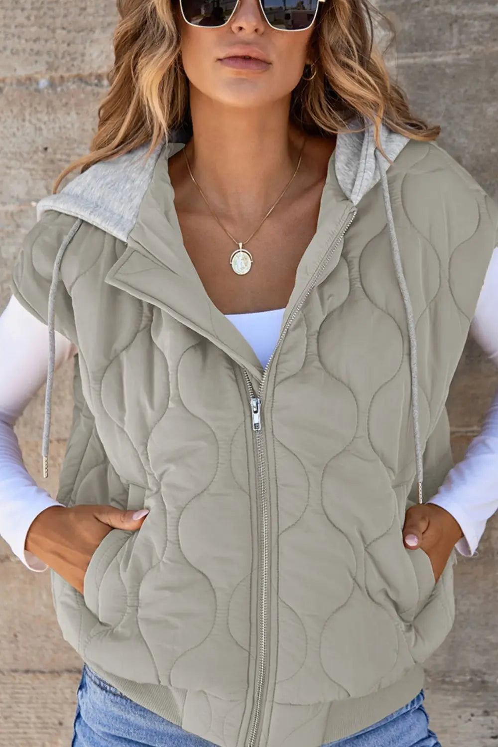 Women's Vest With Hood
