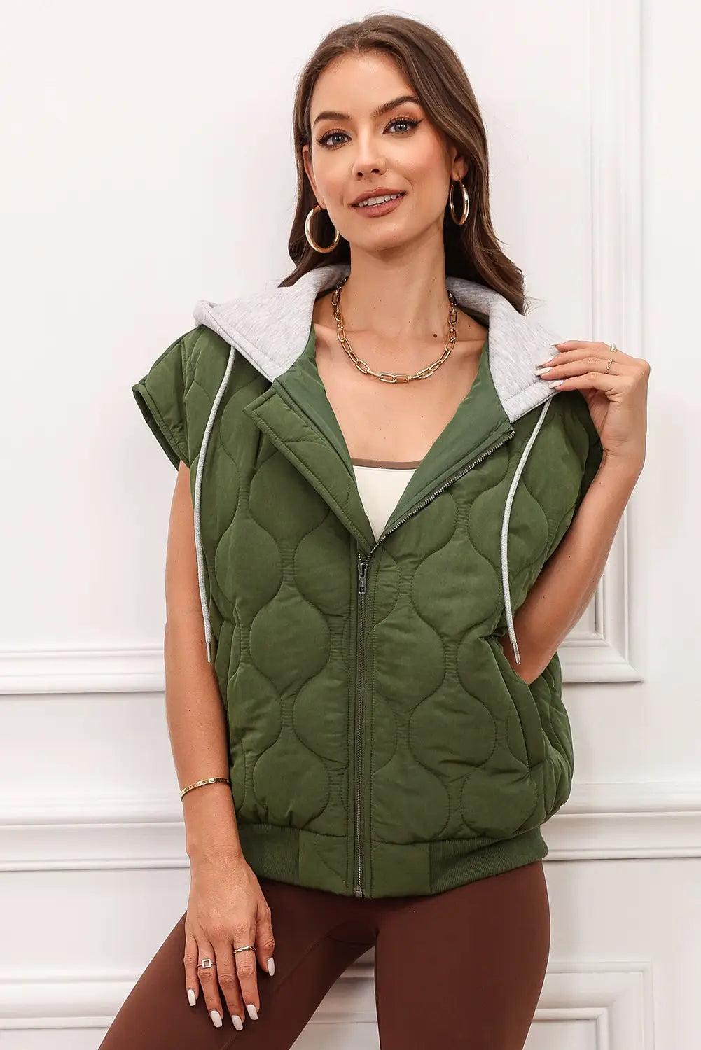 Women's Vest With Hood