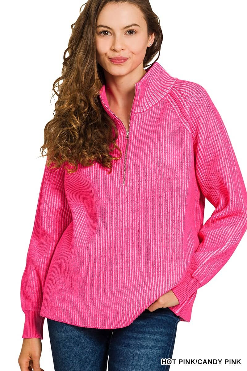 Hot Pink Sweater Women