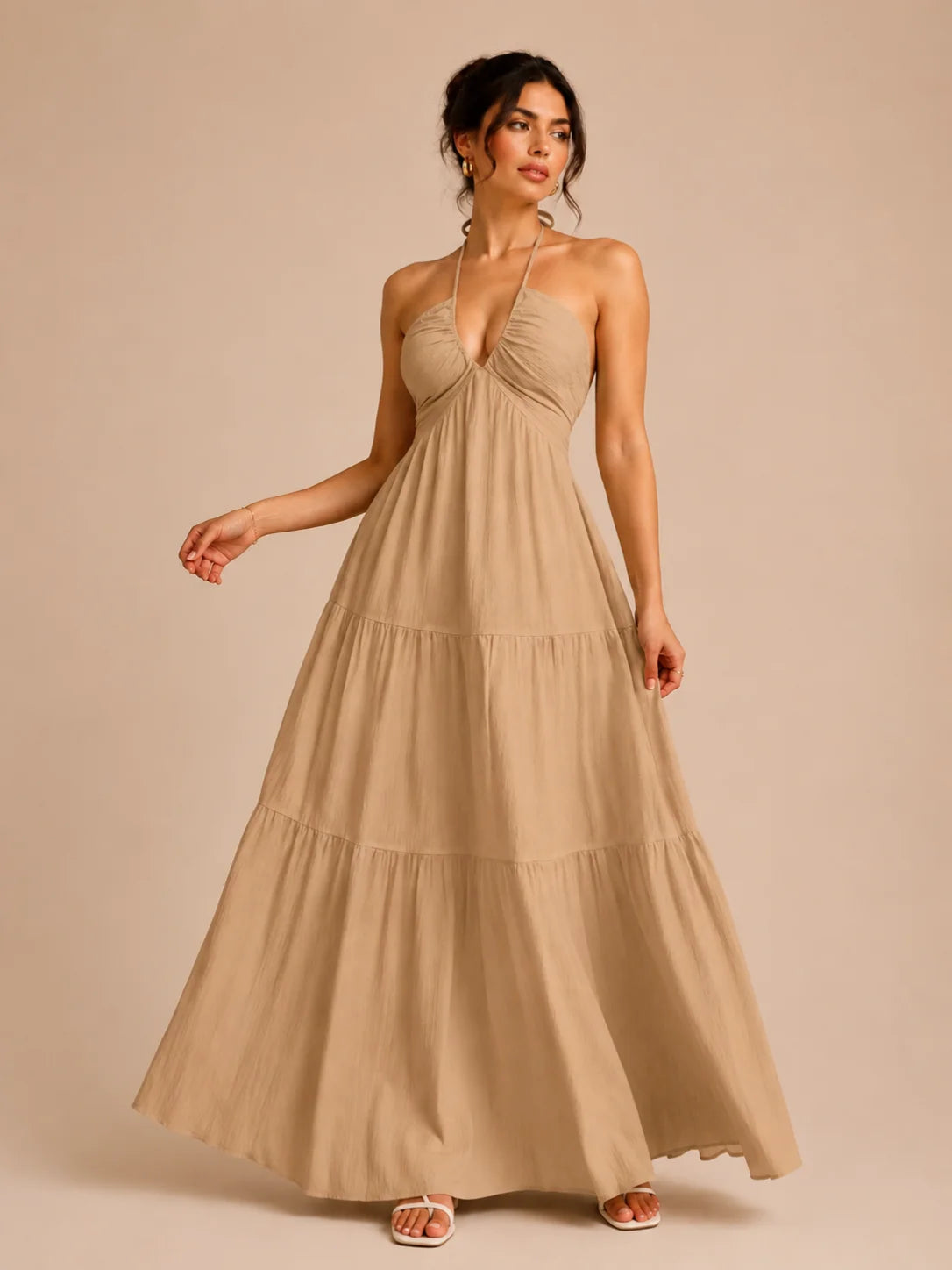 Summer Backless Maxi Dress