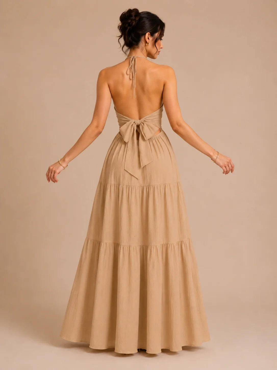 Summer Backless Maxi Dress