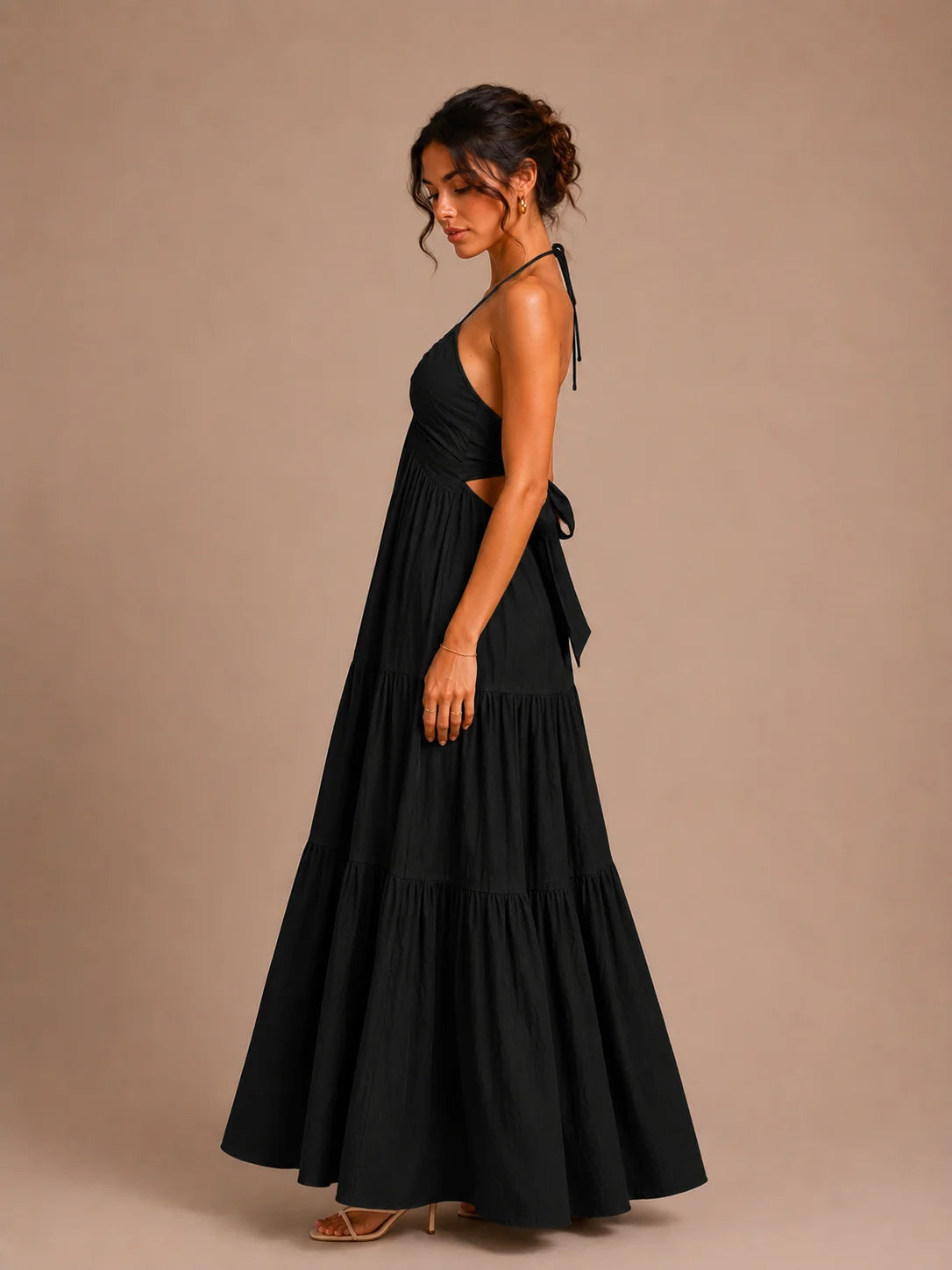 Summer Backless Maxi Dress