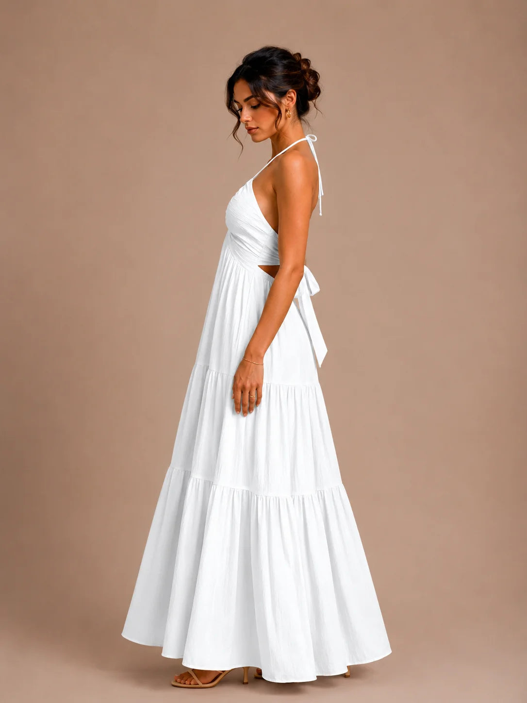 Summer Backless Maxi Dress