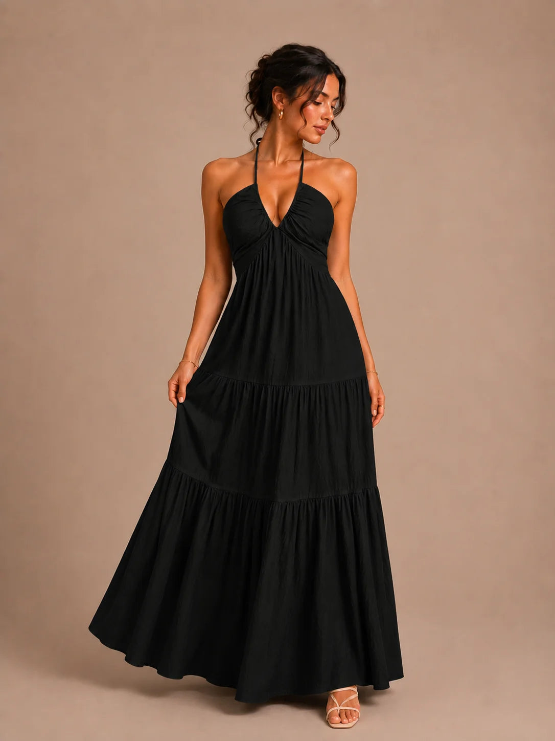 Summer Backless Maxi Dress