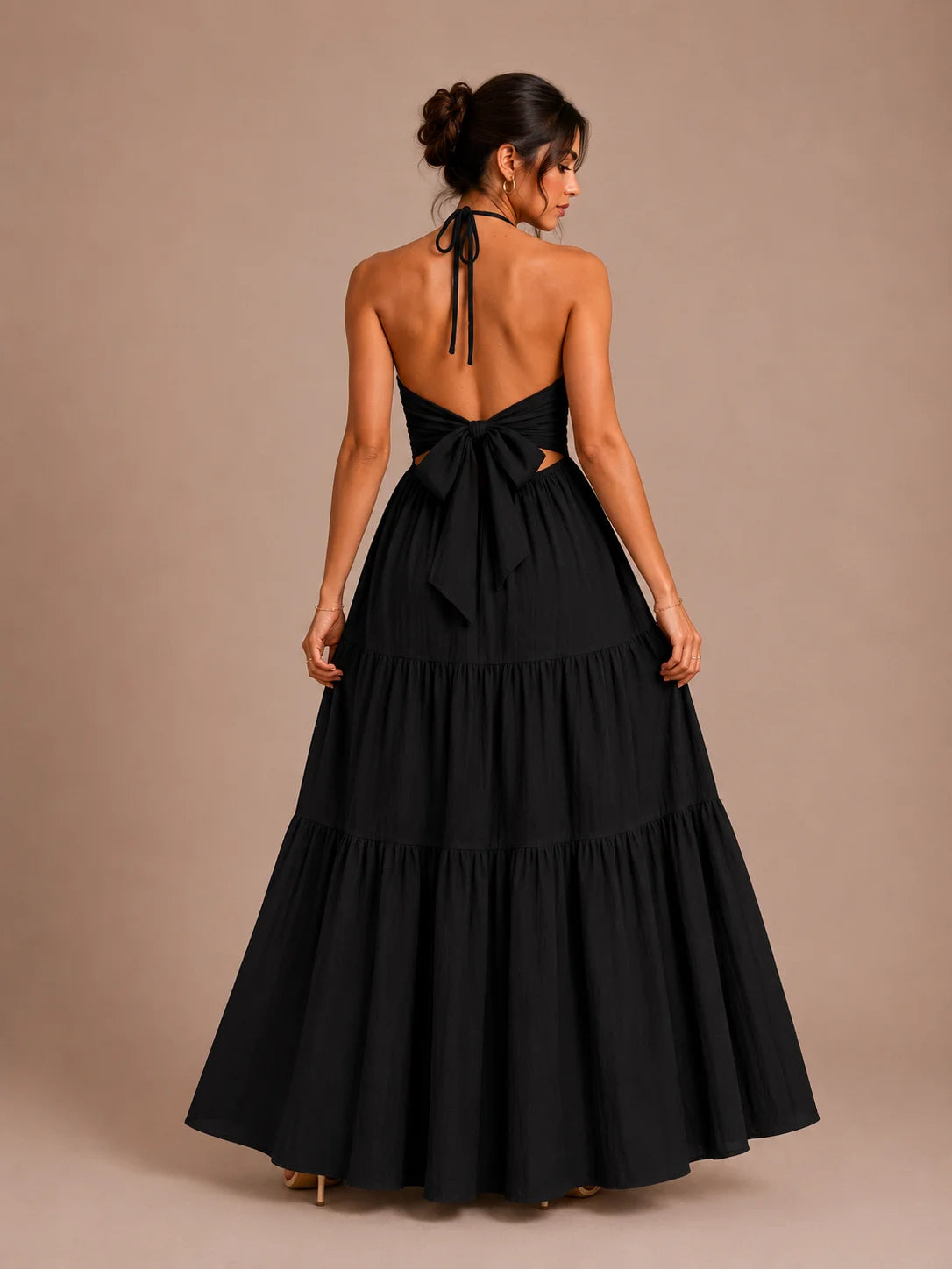 Summer Backless Maxi Dress