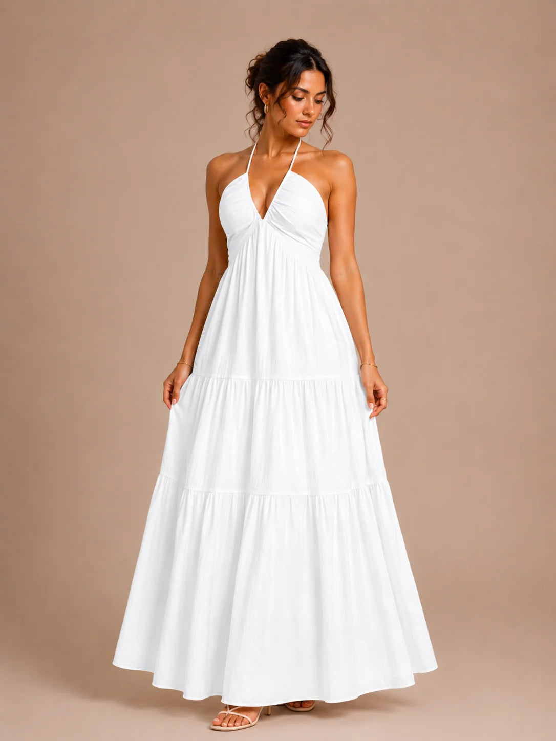 Summer Backless Maxi Dress