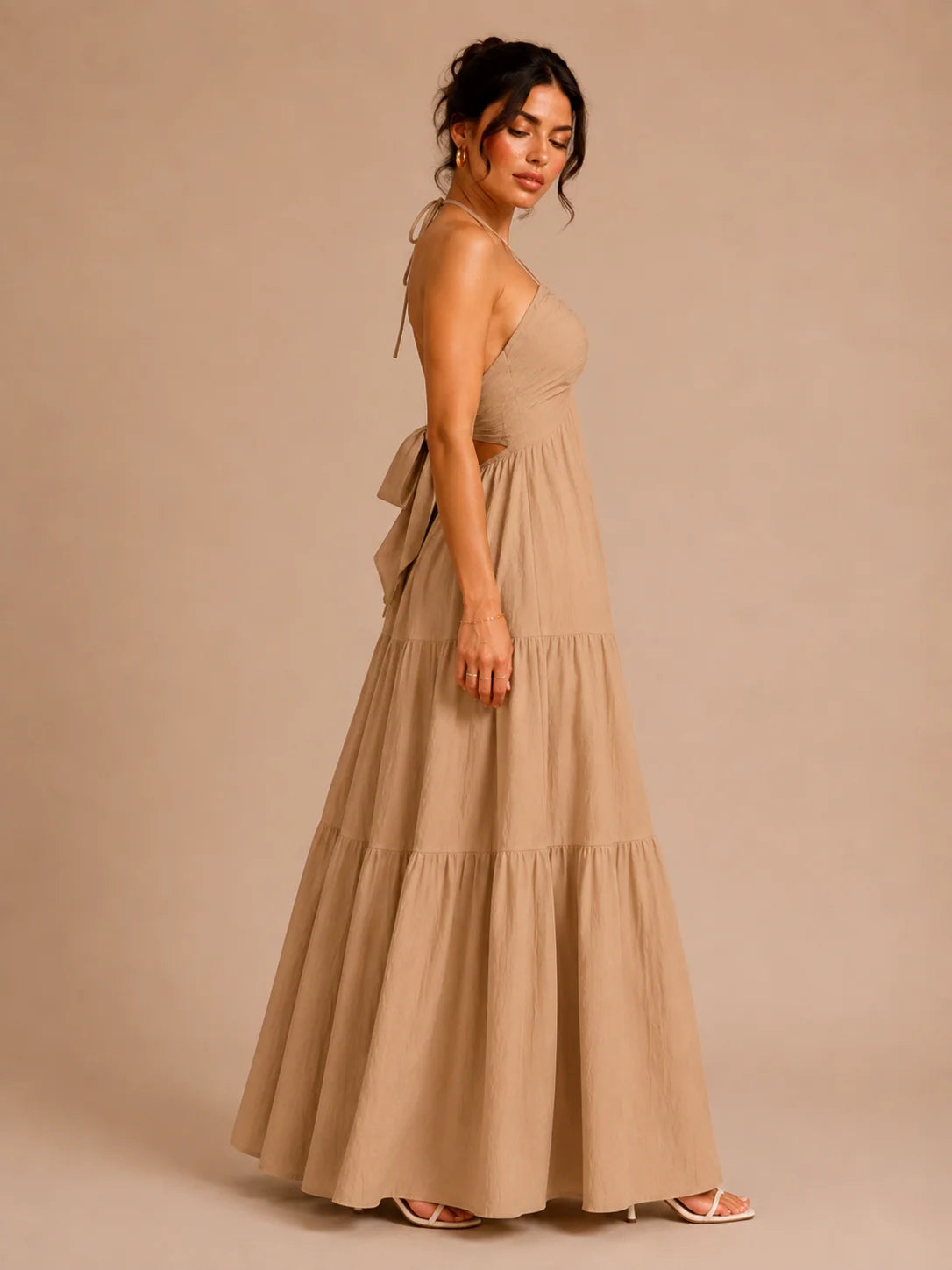 Summer Backless Maxi Dress