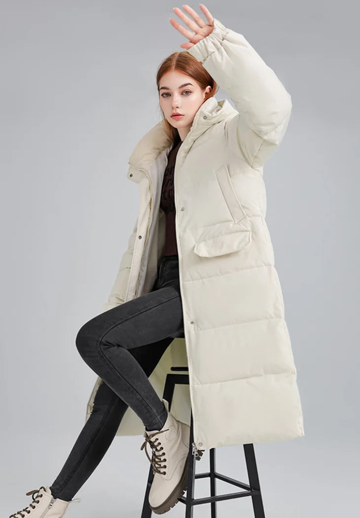 Womens Longline Padded Coat