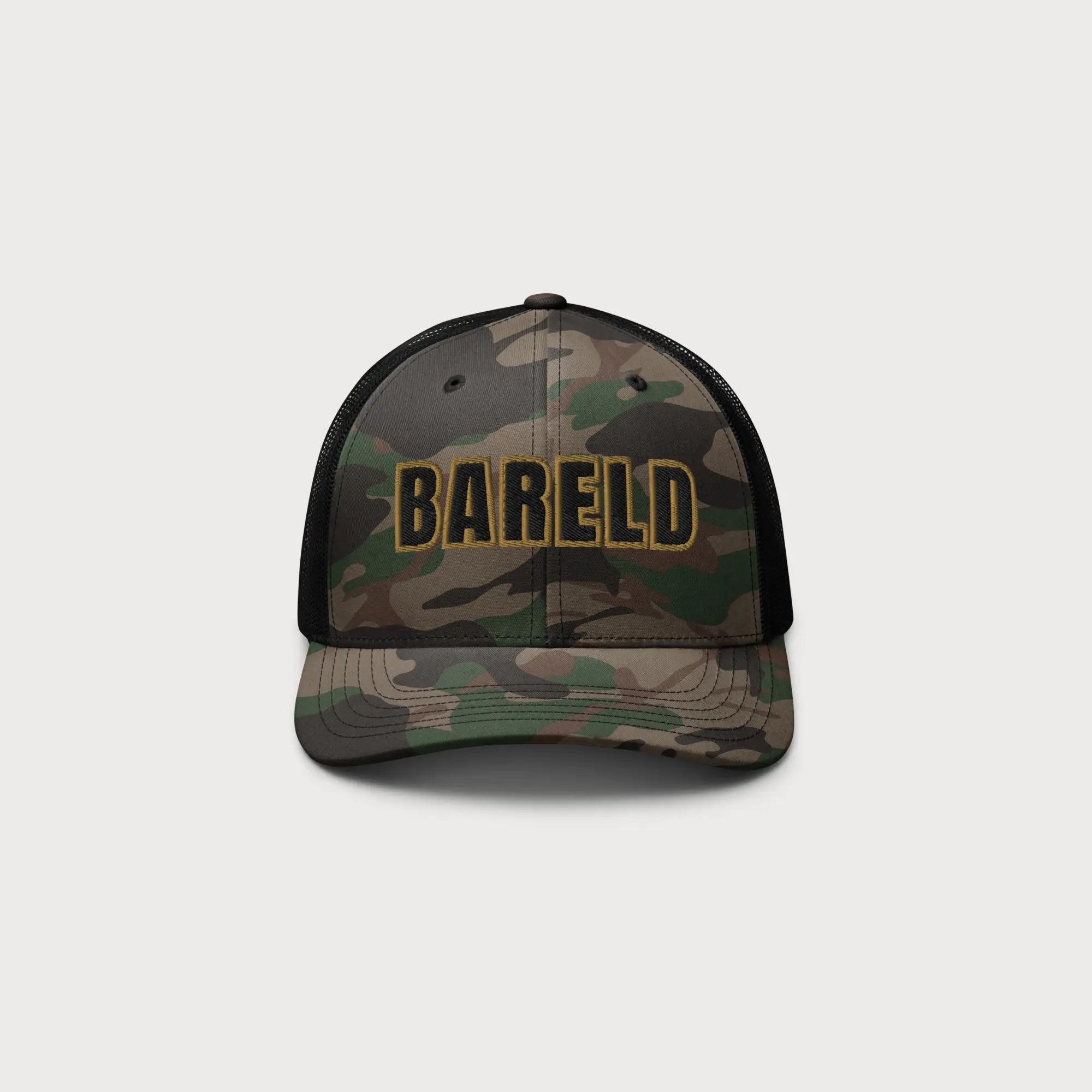 Mens Camo Trucker Hat