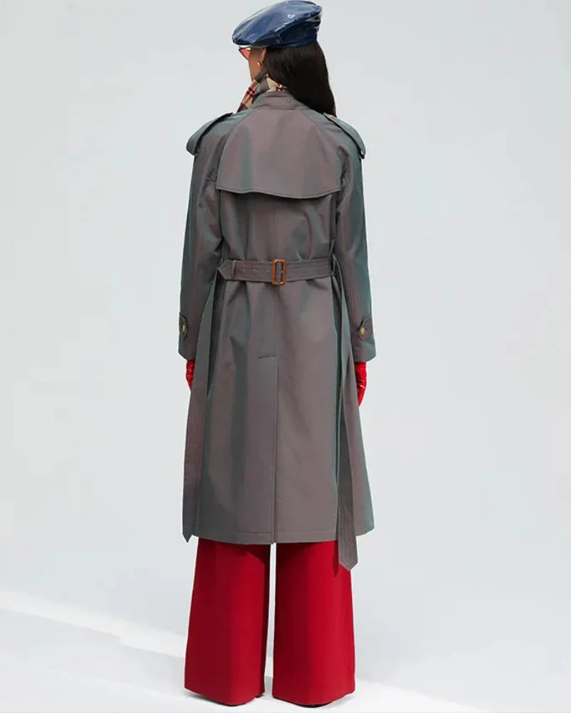 Women's Double Breasted Trench Coat