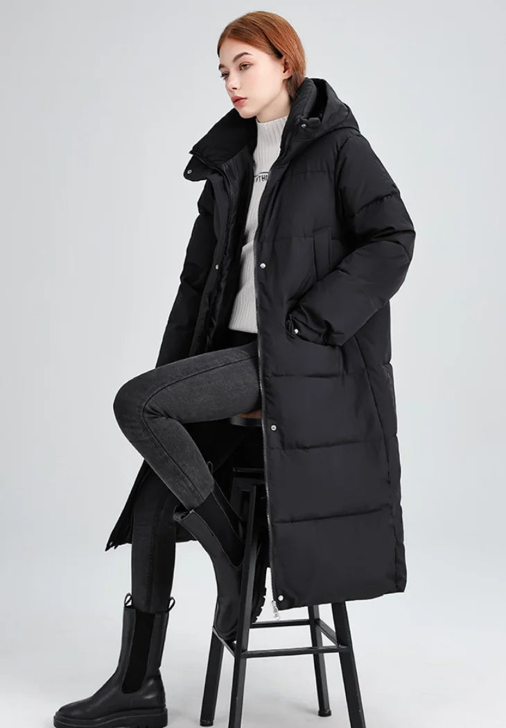 Womens Longline Padded Coat