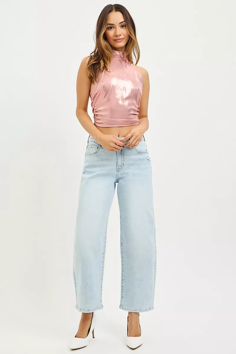 Women's Barrel Crop Jeans