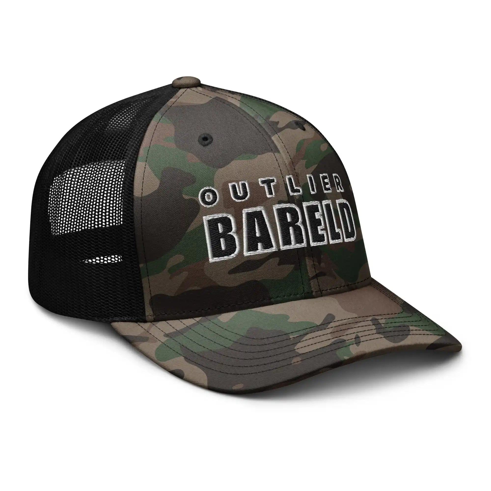 Mens Camo Trucker Hat