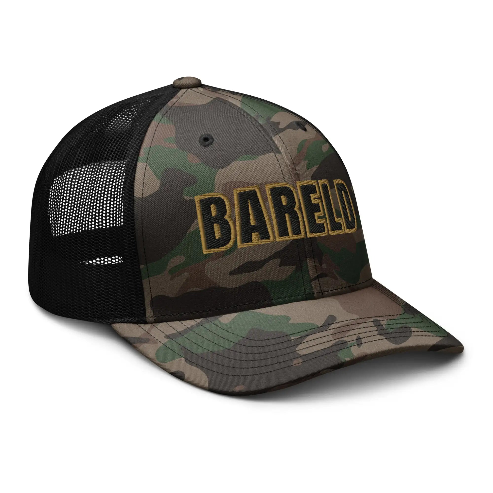 Mens Camo Trucker Hat