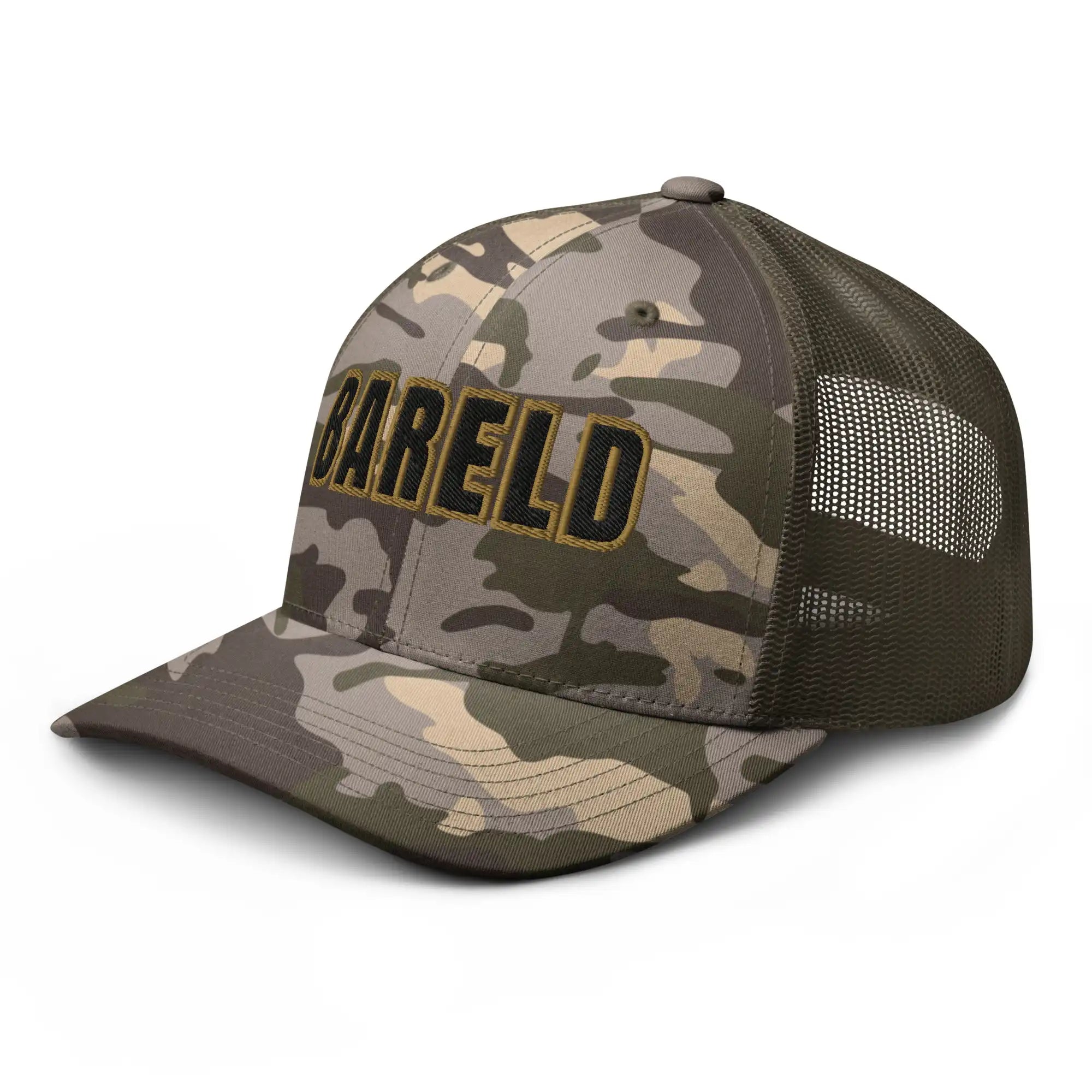 Mens Camo Trucker Hat