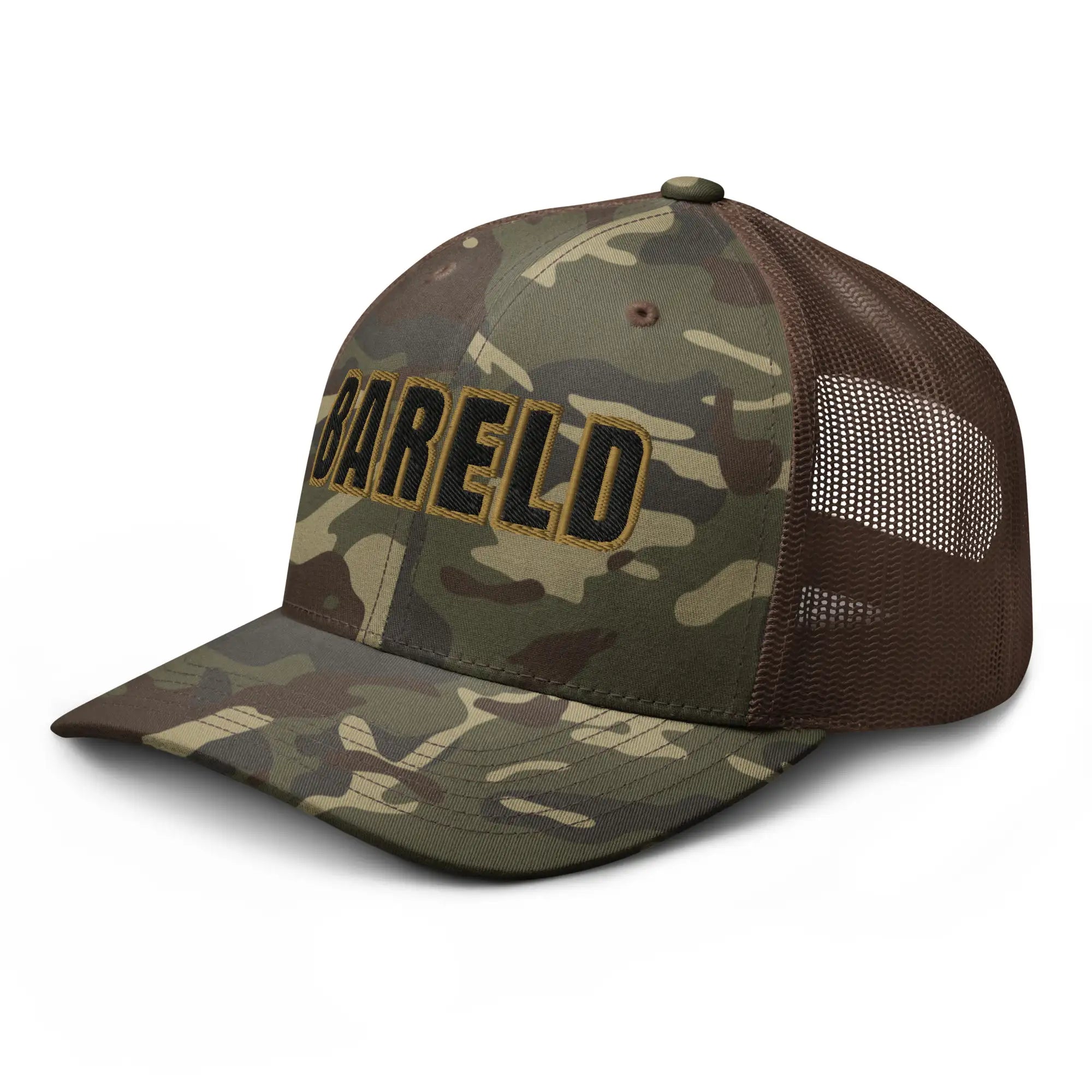 Mens Camo Trucker Hat